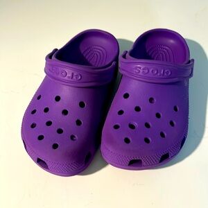 Purple crocs size 2 - great shape ! Only wore for a few dance competitions